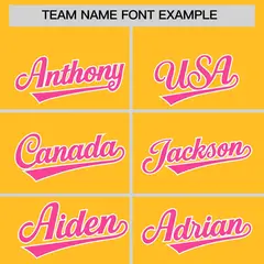 Gold Pink American Flag Varsity Raglan Letterman Jacket 3
