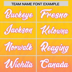 Gold Pink Gradient Authentic Outdoor Football Jersey 3