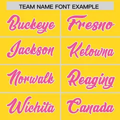 Gold Pink Star Pattern Raglan Sleeves Football Jersey 3