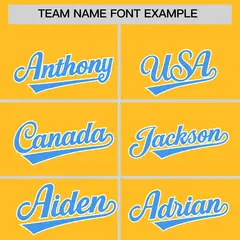 Gold Powder Blue American Flag Varsity Raglan Letterman Jacket 3