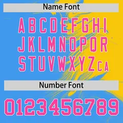 Gold Powder Blue Ink Pattern Authentic Baseball Jersey 4