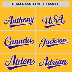 Gold Purple American Flag Full-Snap Raglan Letterman Jacket 3