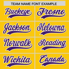 Gold Purple American Flag Raglan Baseball Jersey 3