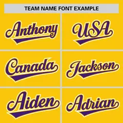 Gold Purple Classic Authentic Sleeveless Baseball Jersey 3