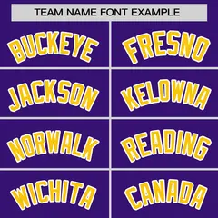 Gold Purple Color Block Mesh Basketball Jersey For Women 3