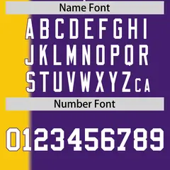 Gold Purple Gradient Stripe Two-Button Softball Jersey 4