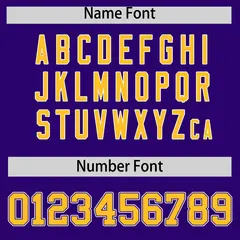 Gold Purple K-Ribbon Raglan Color Block Full-Snap Letterman Jacket 4