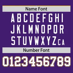Gold Purple Pinstripe Raglan Sleeves Baseball Jersey 4