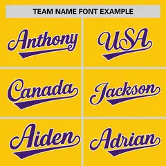 Gold Purple Raglan Sleeves Authentic Baseball Jersey 3