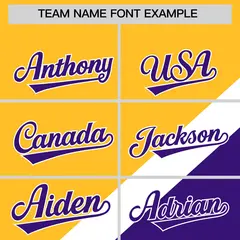 Gold Purple Raglan Sleeves Varsity Full-Snap Letterman Jacket 3