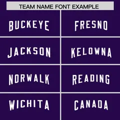 Gold Purple Side Blocks Raglan Football Jersey 3