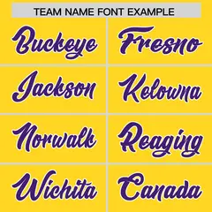 Gold Purple Star Pattern Raglan Sleeves Football Jersey 3