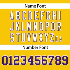 Gold Purple Stripe Raglan Authentic Baseball Jersey 4