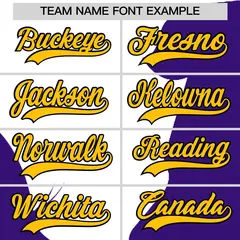 Gold Purple White Couple Silhouettes Valentine's Day Baseball Jersey 4