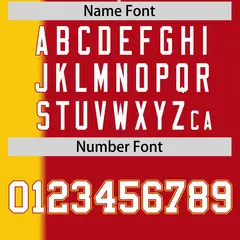 Gold Red Gradient Stripe Two-Button Softball Jersey 4