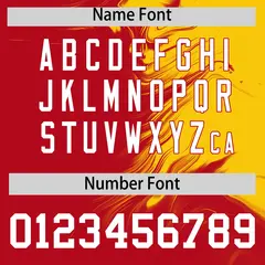 Gold Red Ink Pattern Authentic Baseball Jersey 4