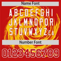 Gold Red Swirl Graffiti Pattern Authentic Baseball Jersey 4