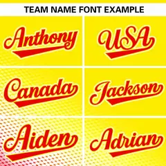 Gold Red Tiny Spot Gradient Authentic Baseball Jersey 3