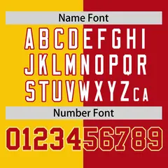 Gold Red Two Tone Striped Authentic Baseball Jersey 4
