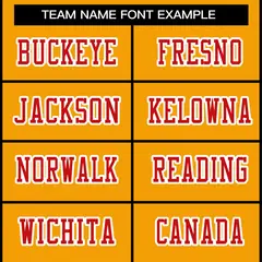 Gold Red-White Classic Style Authentic Football Jersey 3