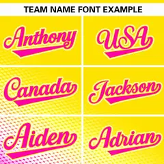 Gold Rose Red Tiny Spot Gradient Authentic Baseball Jersey 3