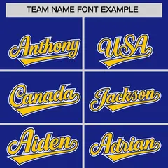 Gold Royal Color Block Varsity Bomber Baseball Jacket 3