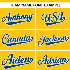Gold Royal Flame Graffiti Authentic Baseball Jersey 3