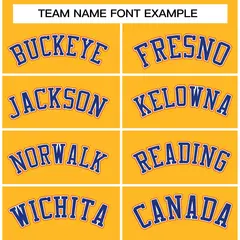 Gold Royal-Orange Varsity Stripe Fashion Jacket for Teams 3