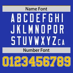 Gold Royal Pinstripe Raglan Baseball Jersey 4