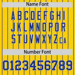 Gold Royal Stripe Raglan Sleeves Authentic Baseball Jersey 4