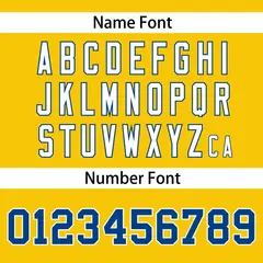 Gold Royal Stripe Raglan Sleeves Authentic Baseball Jersey 4