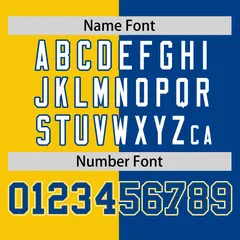 Gold Royal Striped Two Tone Authentic Baseball Jersey 4