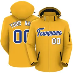 Gold Royal-White Classic Waterproof Jacket 1