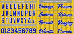 Gold Royal-White Stripe Authentic Fashion Baseball Jersey 3