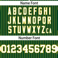 Gold Stripe Two-Button Softball Jersey 3