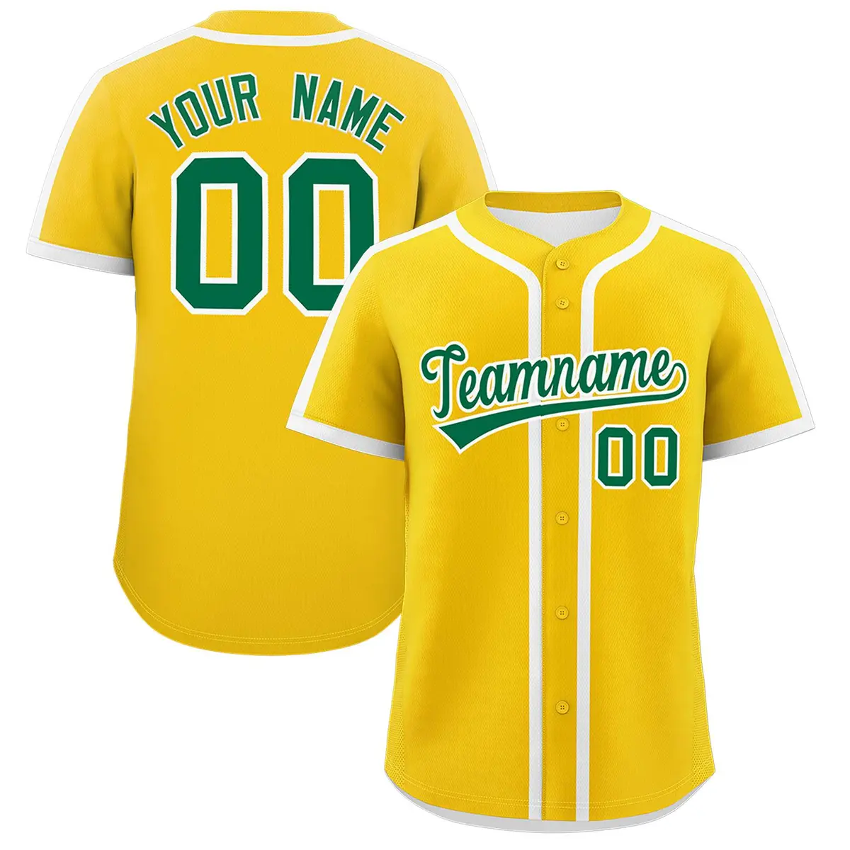 Gold White Classic Authentic Baseball Jersey