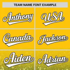 Gold White Gradient Sparkle-Effect Authentic Baseball Jersey 3