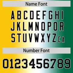 Gold White-Kelly Green Gradient Fashion Football Jersey 4