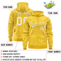 Gold White Leopard Print Varsity Letterman Jacket Hoodie 4