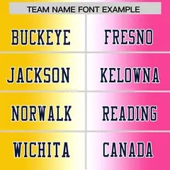 Gold White-Pink Gradient Fashion Authentic Football Jersey 3