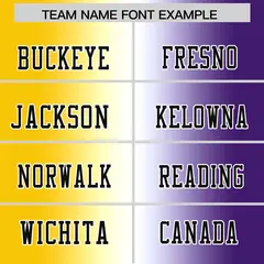 Gold White-Purple Gradient Fashion Authentic Football Jersey 3