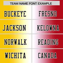Gold White-Red Gradient Fashion Authentic Football Jersey 3