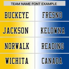 Gold White-Royal Gradient Fashion Authentic Football Jersey 3