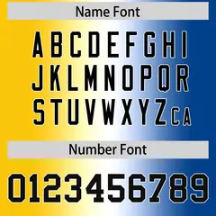 Gold White-Royal Gradient Fashion Authentic Football Jersey 4