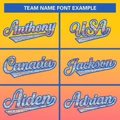 Gradient Ethnic Pattern Baseball Jersey 3