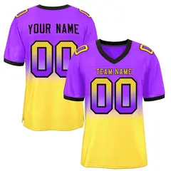 Gradient Fashion Mesh Football Jersey Athletic Sports Shirt 15