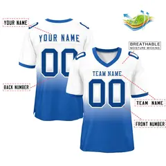 Gradient Fashion Mesh Football Jersey Athletic Sports Shirt 65