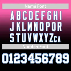 Gradient Football Jersey 39