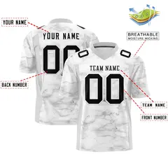 Graffiti Pattern Printed Authentic Football Jersey 2