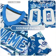 Graffiti Pattern Printed Authentic Football Jersey 5
